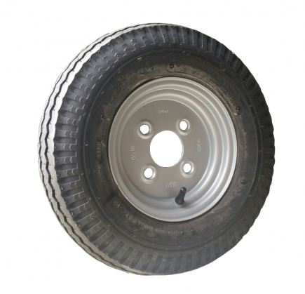 Tyre mit rim 4.80/4.00-8 4PR / 2.50AX8 60/100/4 ET0 