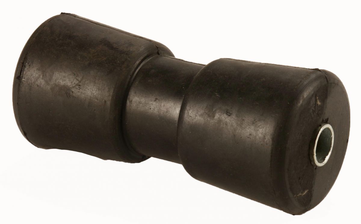 Kielrol 190x85mm.Ø22mm.conisch rubber