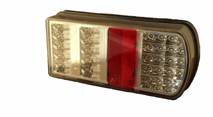 Achterlicht 228x106mm.6f.25LED 12V.(L)