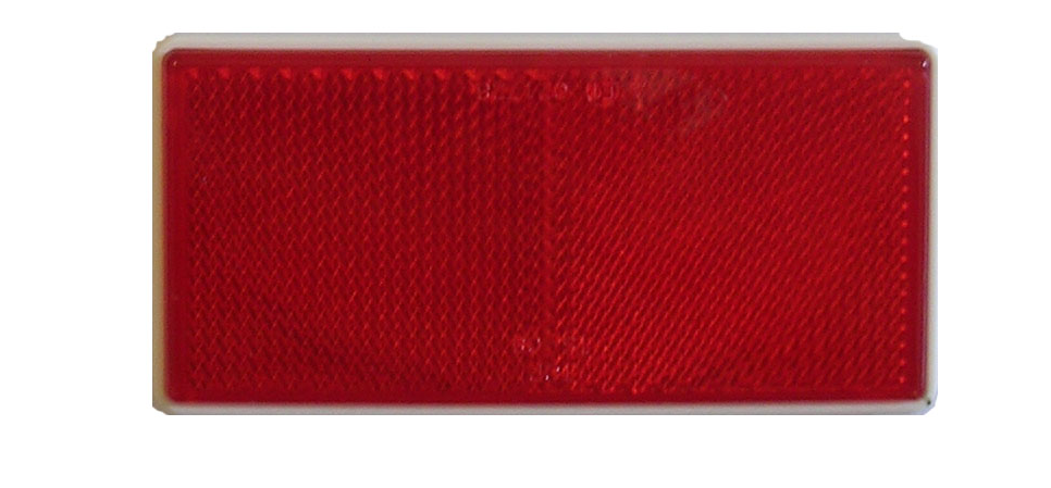 Reflector rood 104x51mm.zelfklevend