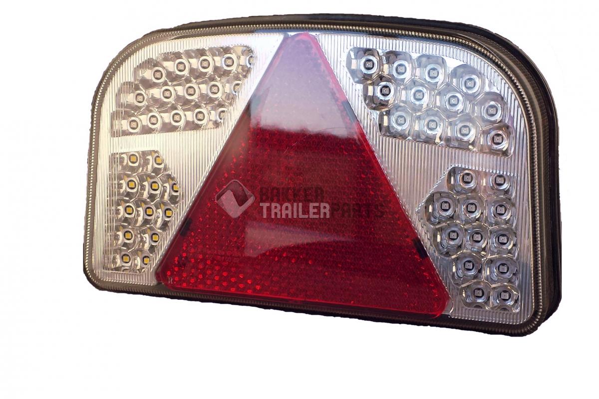 Rear lamp 244x149mm.5f.41LED 12V.(R)