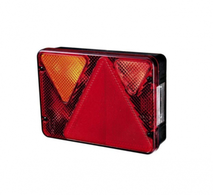 Rear lamp 185x130mm (L) Ajba RL.82.110 reflector