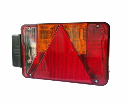 Rear lamp 250x140mm.(R) 6f.12V.Radex 5901/13