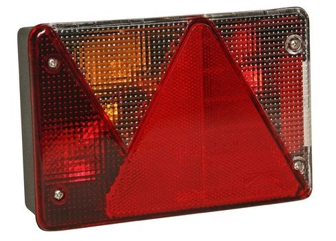 Aspöck rearlamp Multipoint IV (L) + rear fog lamp