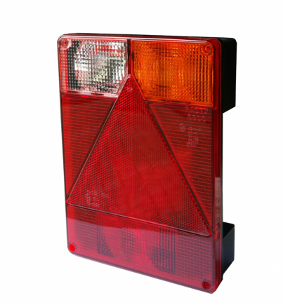 Achterlicht 160x220mm.(R) 5f.12V.Radex 6800/13