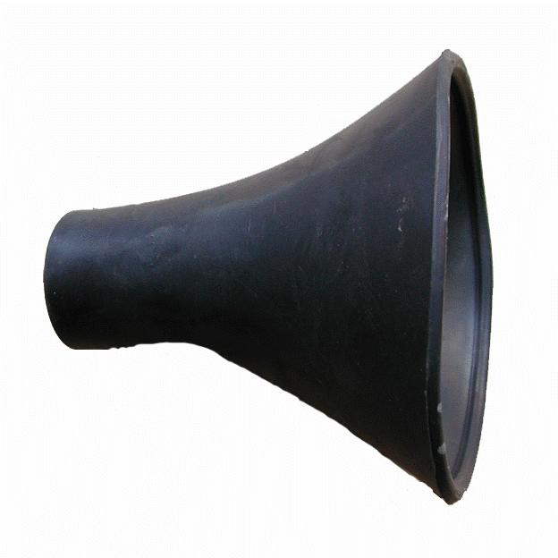 Trompet/kelk rol Ø17mm.rubber