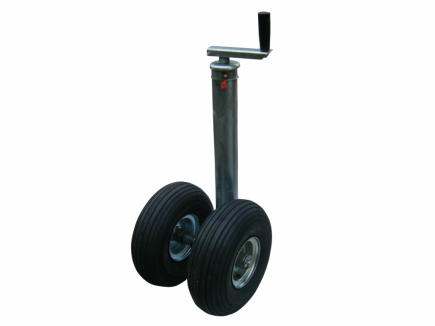 Jockey wheel Ø60mm. double air, heavy