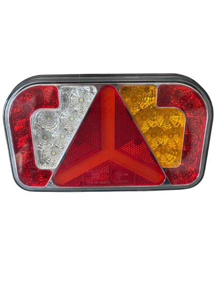 Rückleuchte 238x140mm. 12/24V. (set L+R) met connector 5p LED