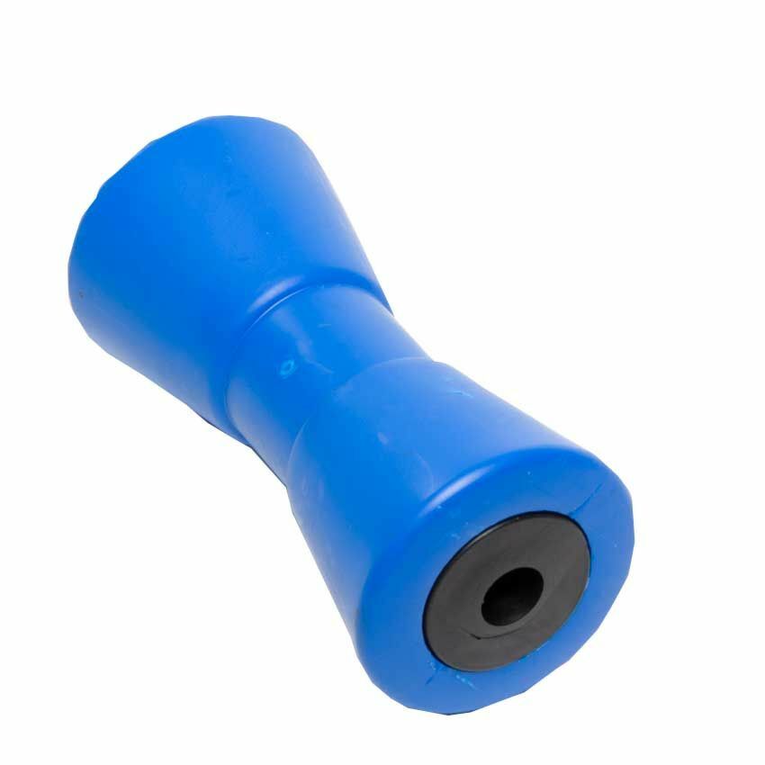 Keelroller 200x95mm.Ø21mm.conical P.P.blue