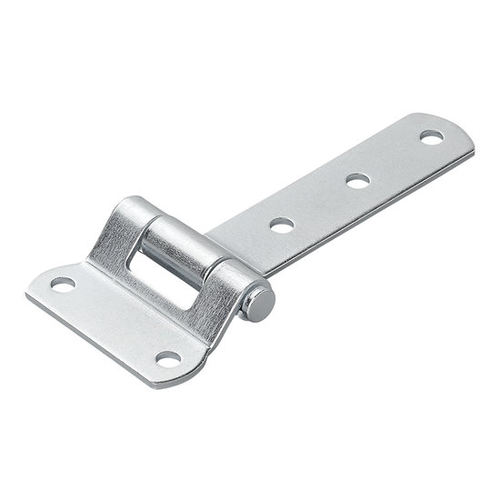 Doorhinge 148x61mm. with borg