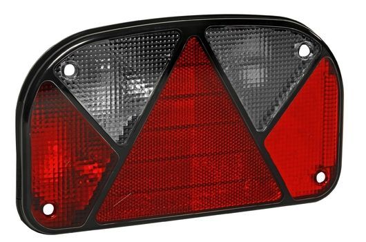 Aspöck rear lamp glass Multipoint II (L+R) = 304006G