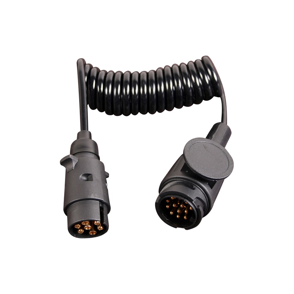 Spiral cable 7p.1->13p.plug/plug 1,5m