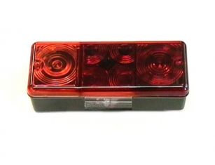 Rear lamp 210x85mm.4f.12V.Radex 8101