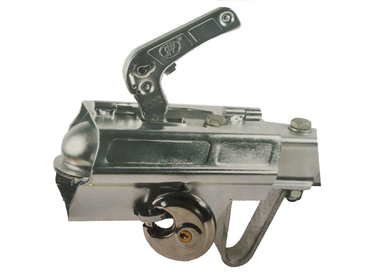 Coupling hitch lock with discus lock 70mm. 