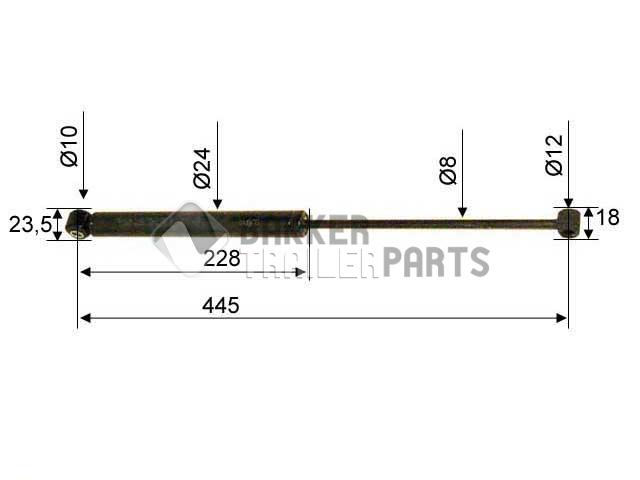 Oplooprem demper Westfalia WEA1202 