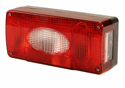 Rear lamp 215x100mm.(L) 6f.12V.Radex 5500/10