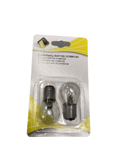 Kugellamp BAY15D 21/5W.12V. duplo 2 in blister