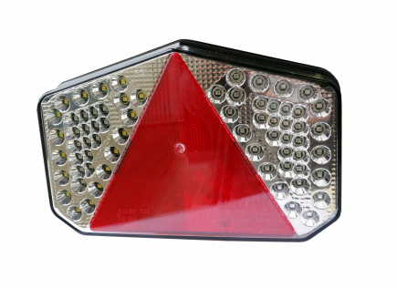 Ruckleuchte LED 222x148 mm. (L) 7 f.  radex 7600