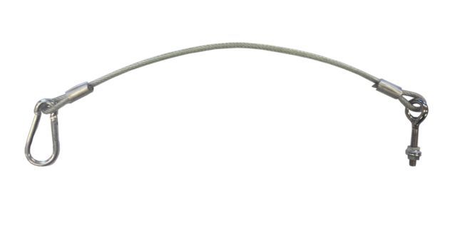 Tailgate cable 360mm.hook/pen