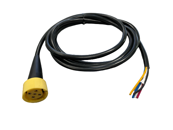 Aansluitset connectorset aspock type met 2 m. kabel (1 kabel)
