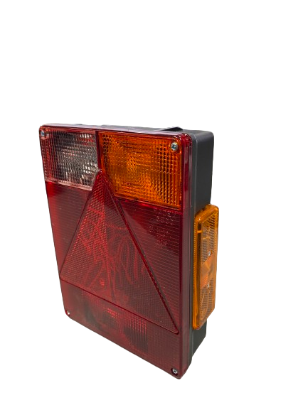 Rear lamp 160x220mm.(R) 5f.12V.Radex 6804/5 with side marker