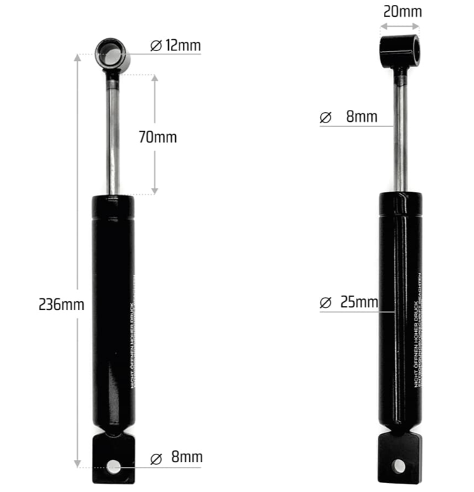 Auflaufdämpfer wie Peitz PAV SR 2,7 M 236mm