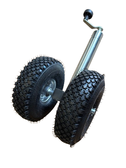 Jockey wheel Ø60mm. double air, heavy